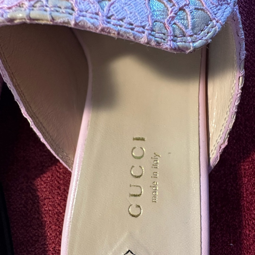 Gucci women Princetown slippers pink size 7 - Picture 4 of 5